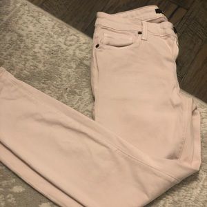 Blush color Paige  jeans.